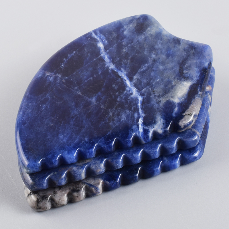 Facial Blue Stripe Scraper Mas - مراجعة Jade Gua Sha Tool وسعره