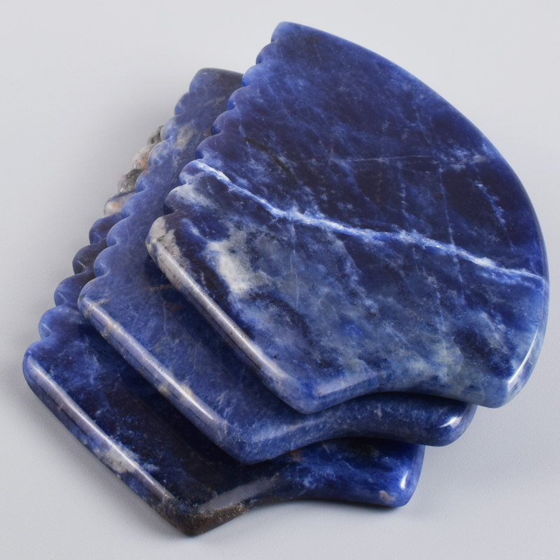 Facial Blue Stripe Scraper Mas - مراجعة Jade Gua Sha Tool وسعره