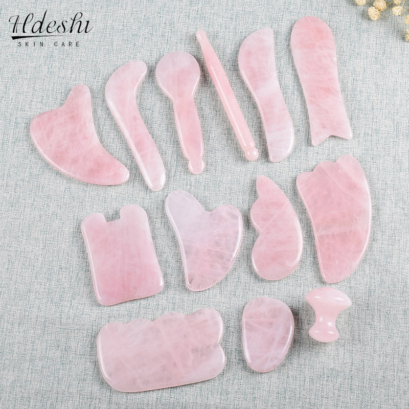 Natural Rose Jade Gouache Scra - مراجعة Jade Gua Sha Tool وسعره