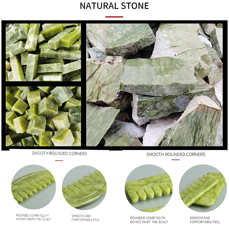 Natural Green Xiuyu Gua Sha Bo - مراجعة Jade Gua Sha Tool وسعره