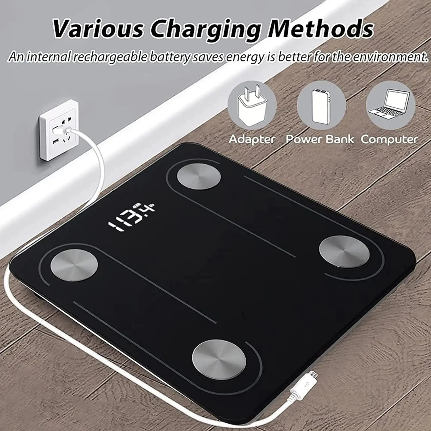 Body Fat Scale Square Body Sca - مراجعة Digital Body Weight Scale وسعره