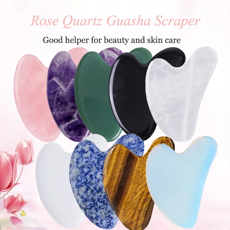 Natural Jade Gouache Scraper F - مراجعة Jade Gua Sha Tool وسعره