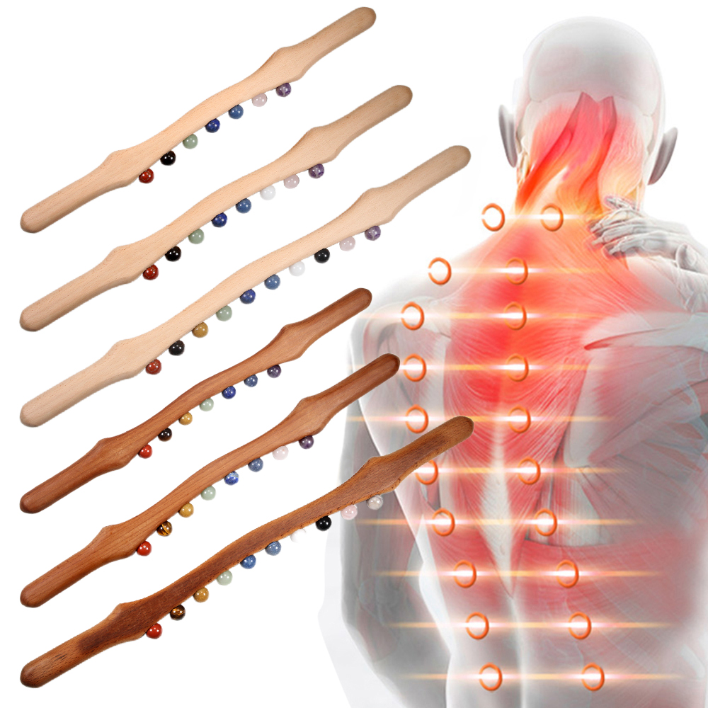 Wood Massage Stick 10 Jade Sto - مراجعة Jade Gua Sha Tool وسعره