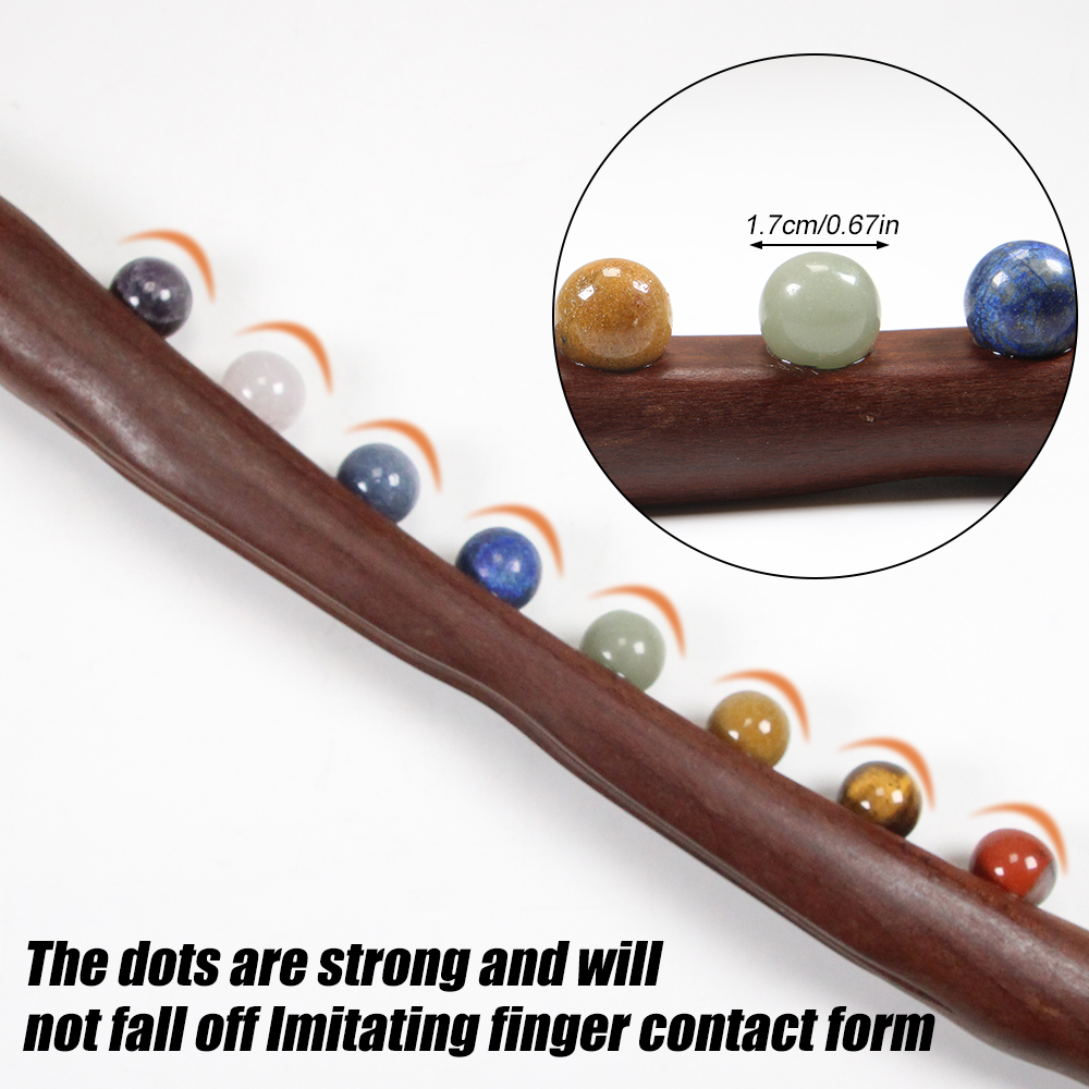 Wood Massage Stick 10 Jade Sto - مراجعة Jade Gua Sha Tool وسعره