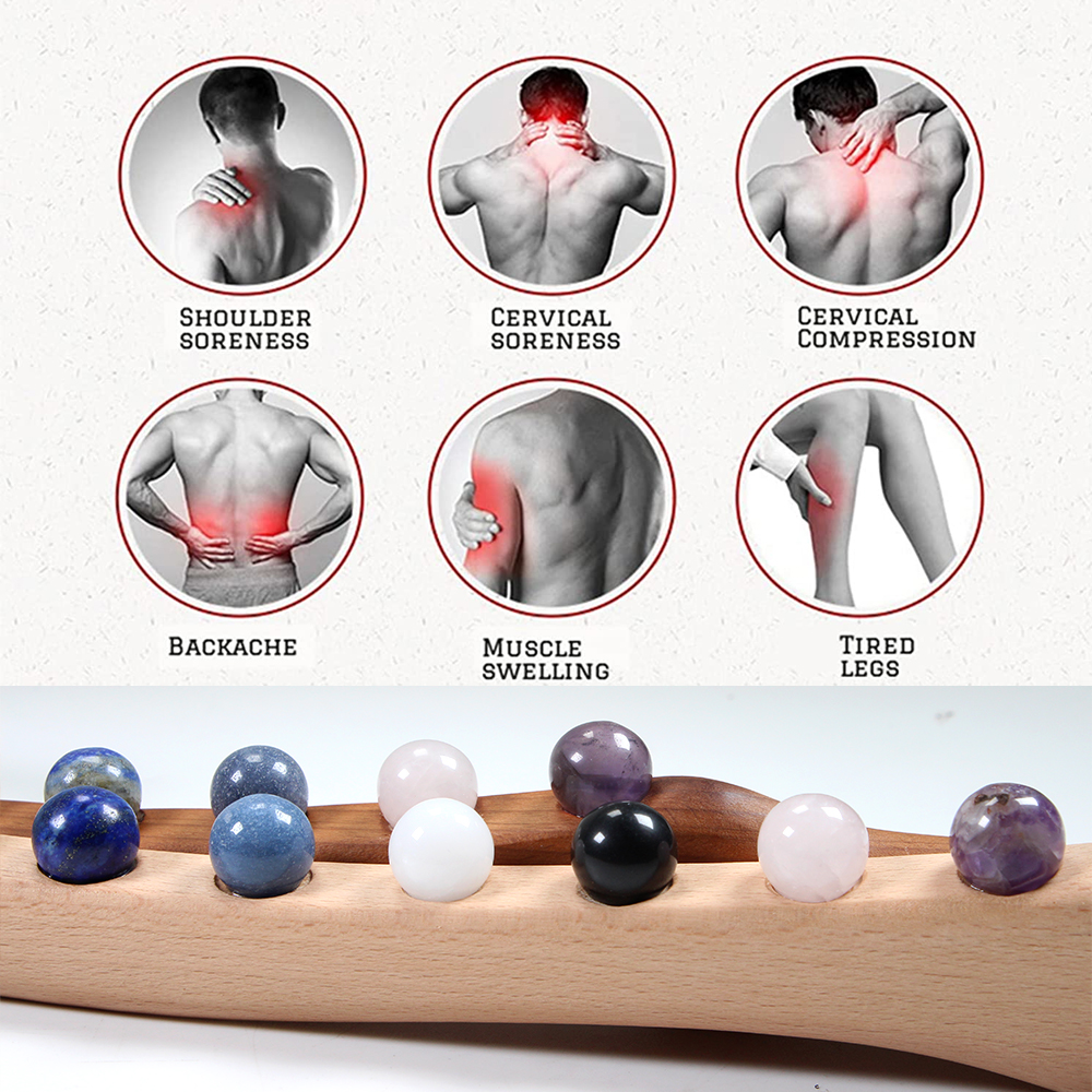 Wood Massage Stick 10 Jade Sto - مراجعة Jade Gua Sha Tool وسعره