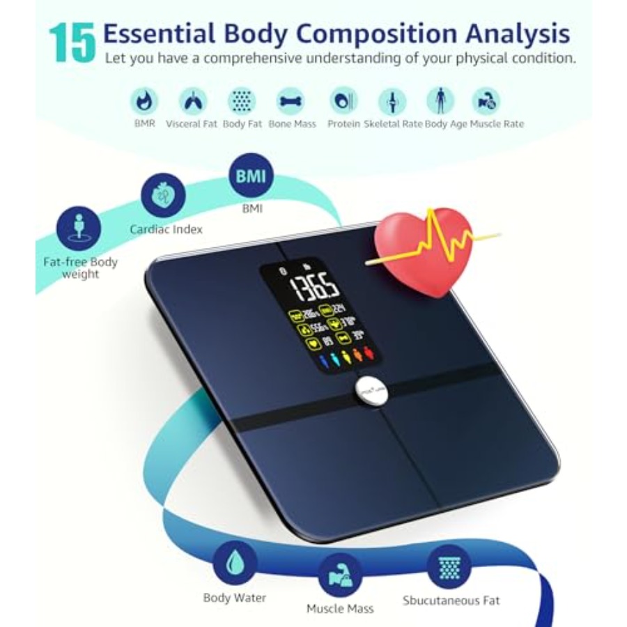 Body Fat Scale Extra Large Dis - مراجعة Digital Body Weight Scale وسعره