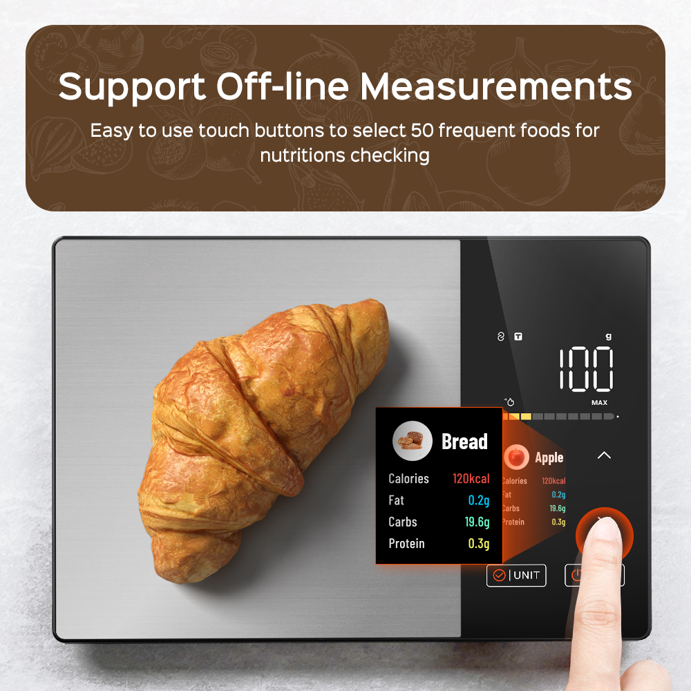 Smart Kitchen Scale Connects t - مراجعة Digital Body Weight Scale وسعره