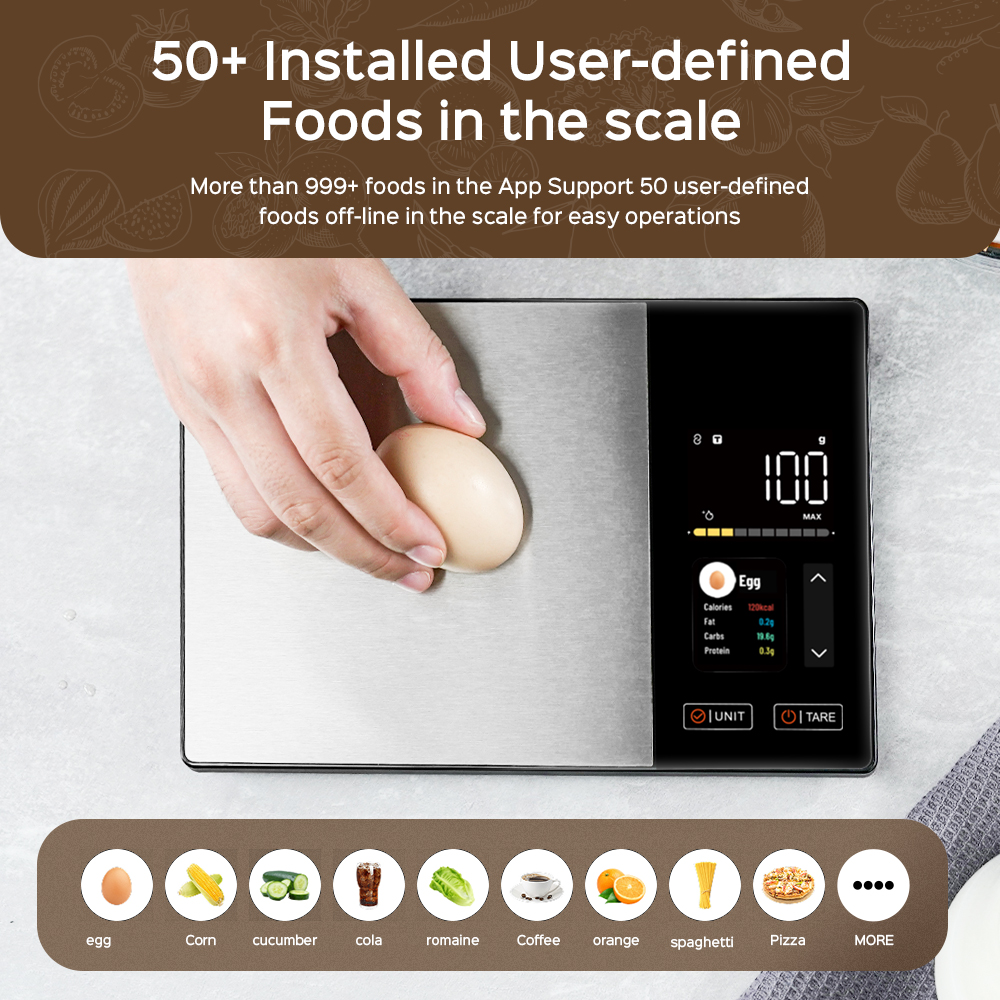 Smart Kitchen Scale Connects t - مراجعة Digital Body Weight Scale وسعره