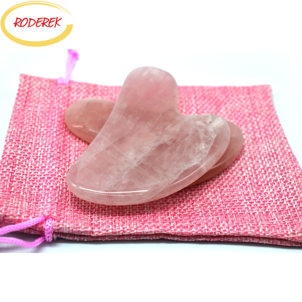 Jade Guasha Plate Natural Rose - مراجعة Jade Gua Sha Tool وسعره