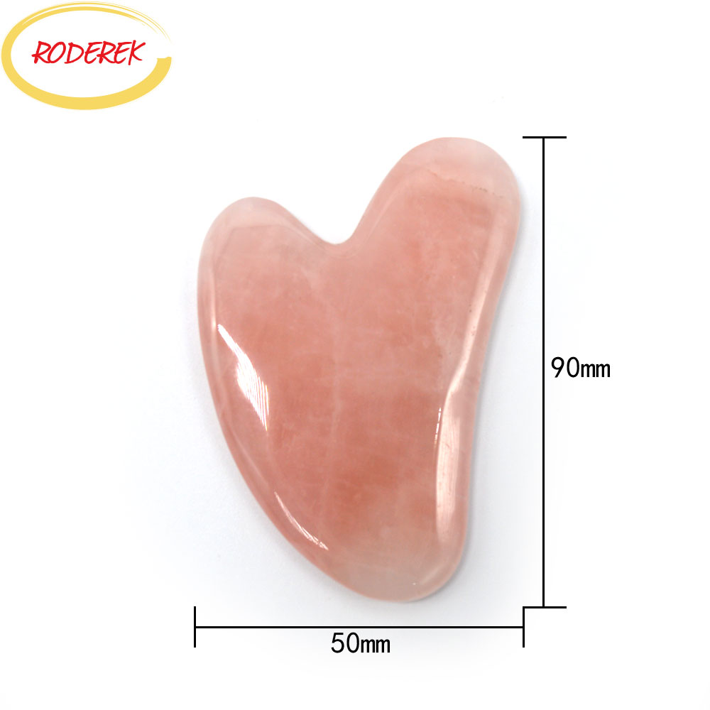 Jade Guasha Plate Natural Rose - مراجعة Jade Gua Sha Tool وسعره