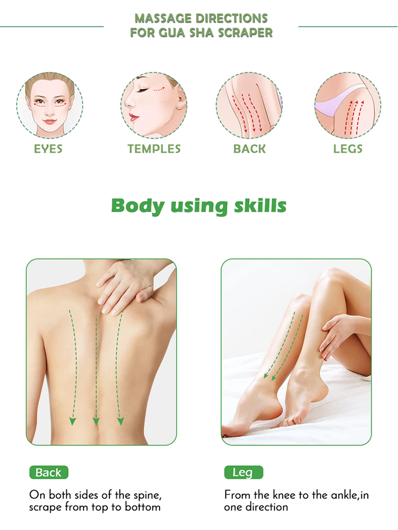 Natural Jade Stone Scraping Gu - مراجعة Jade Gua Sha Tool وسعره