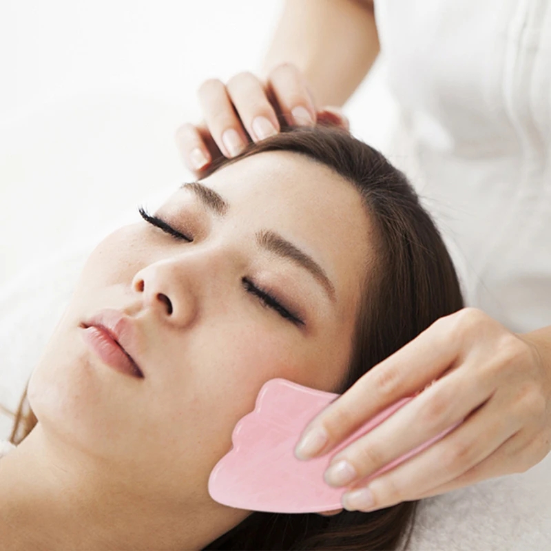 Rose Quartz Gua Sha Board Natu - مراجعة Jade Gua Sha Tool وسعره