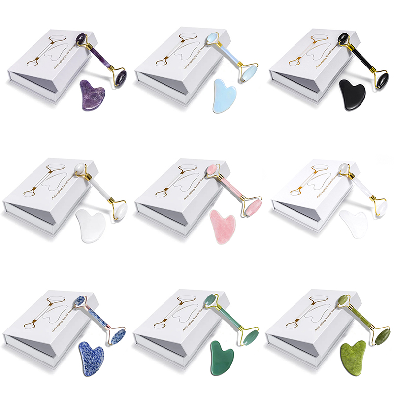 Rose Quartz Natural Jade Rolle - مراجعة Jade Gua Sha Tool وسعره