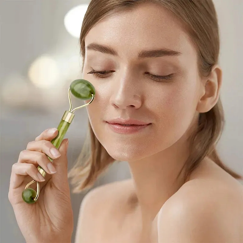 Natural Jade Roller Gua Sha Ma - مراجعة Jade Gua Sha Tool وسعره