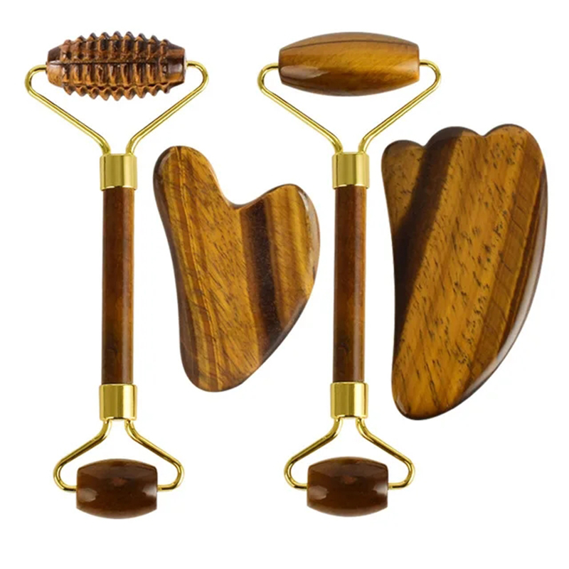 Natural Tiger Eye Jade Roller  - مراجعة Jade Gua Sha Tool وسعره