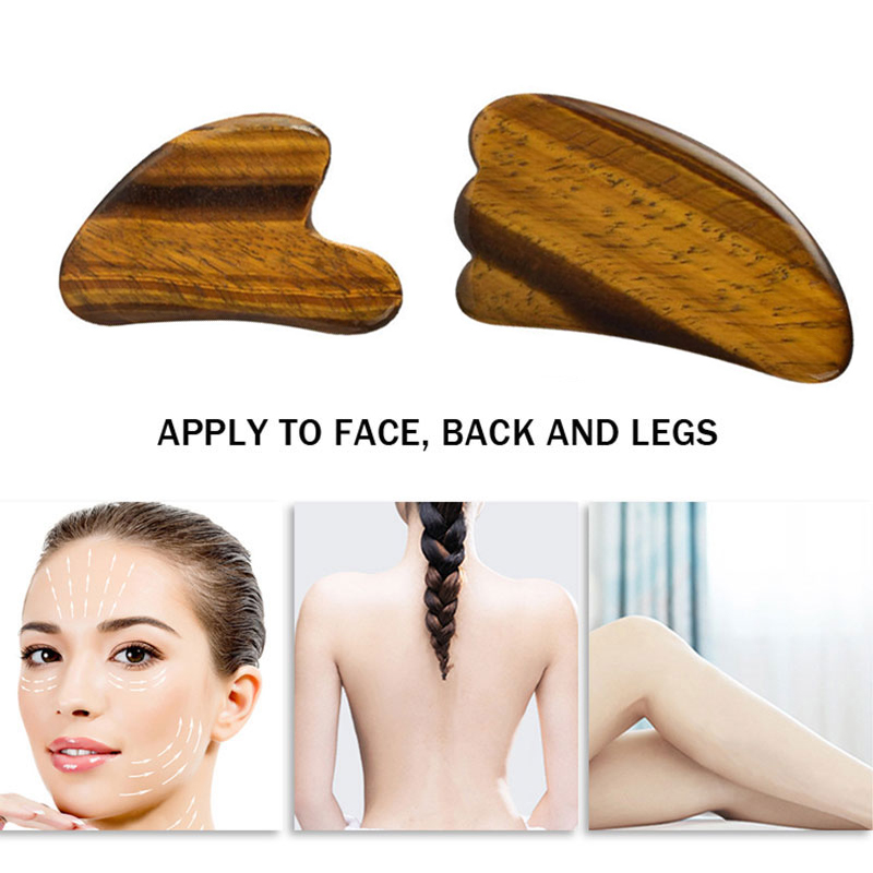Natural Tiger Eye Jade Roller  - مراجعة Jade Gua Sha Tool وسعره