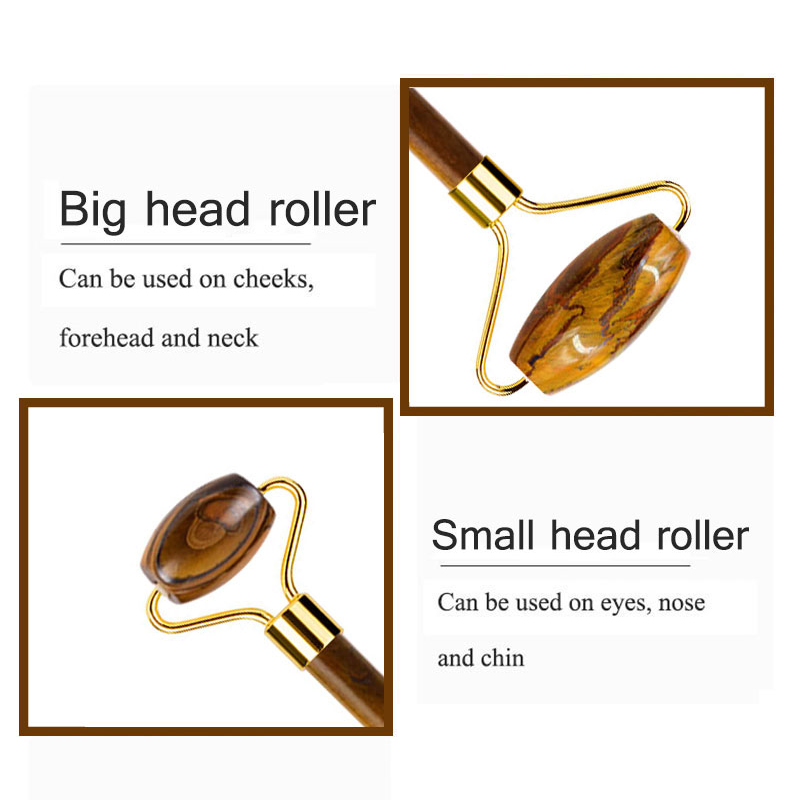 Natural Tiger Eye Jade Roller  - مراجعة Jade Gua Sha Tool وسعره