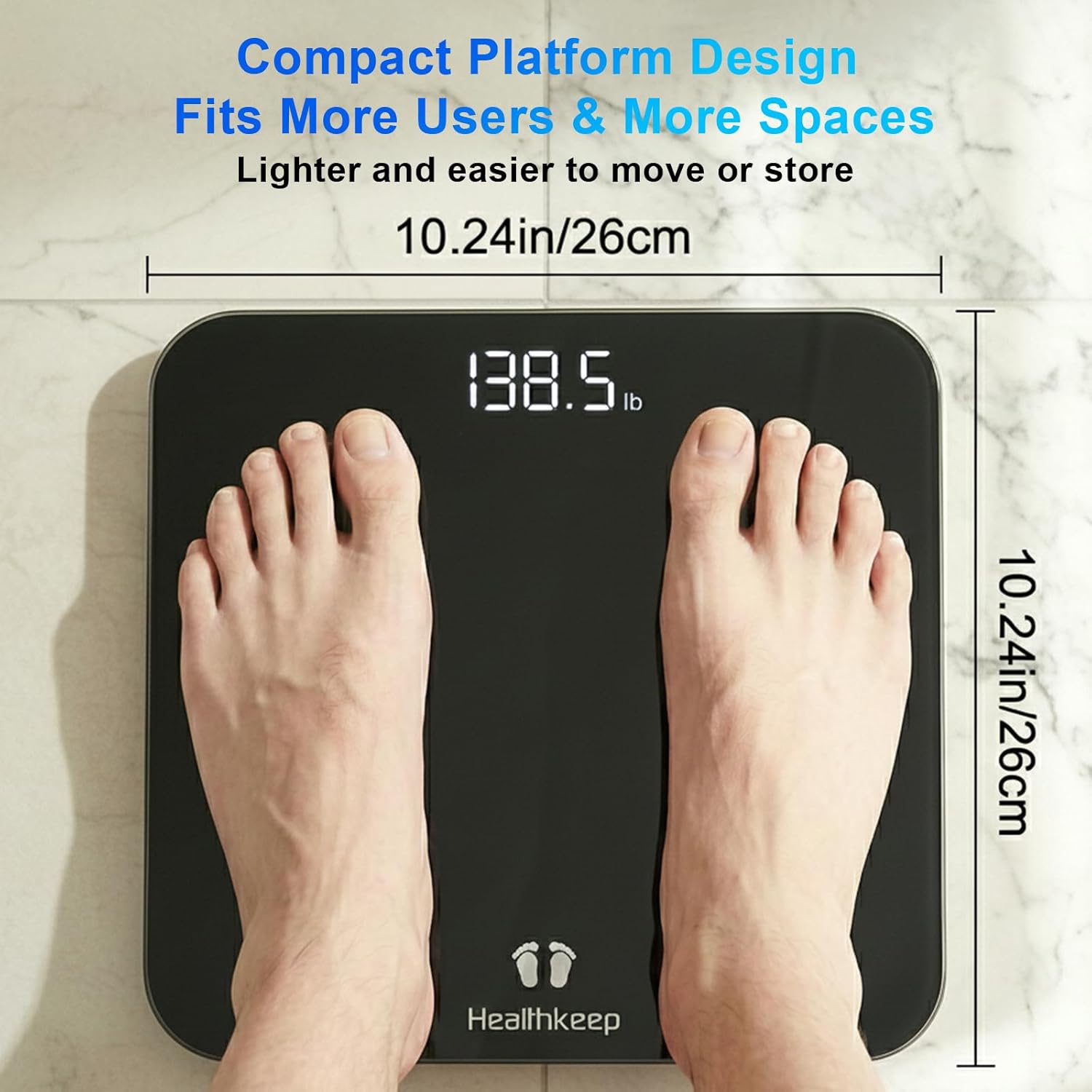Digital Bathroom Scale for Bod - مراجعة Digital Body Weight Scale وسعره