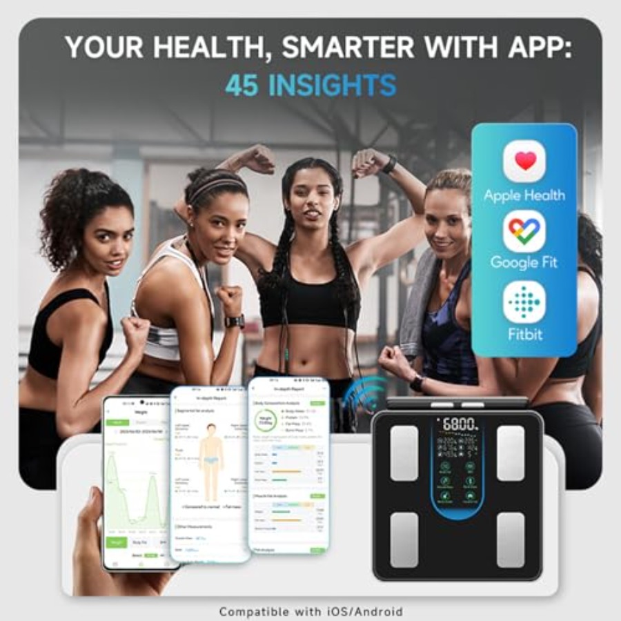 Smart Scale for Body Weight wi - مراجعة Digital Body Weight Scale وسعره