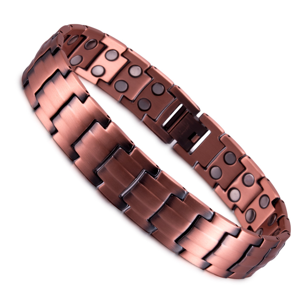 Premium Red Copper Magnetic Th - مراجعة Health Wellness Bracelet وسعره