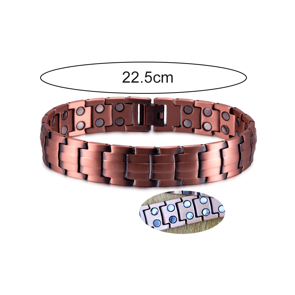 Premium Red Copper Magnetic Th - مراجعة Health Wellness Bracelet وسعره