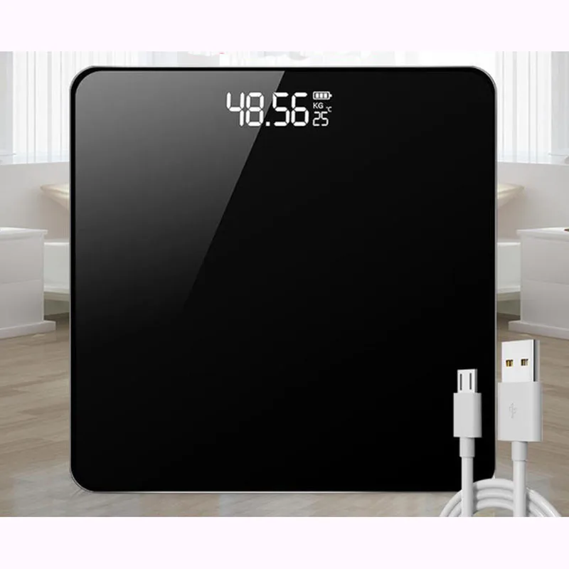 180kg USB charging electronic  - مراجعة Digital Body Weight Scale وسعره