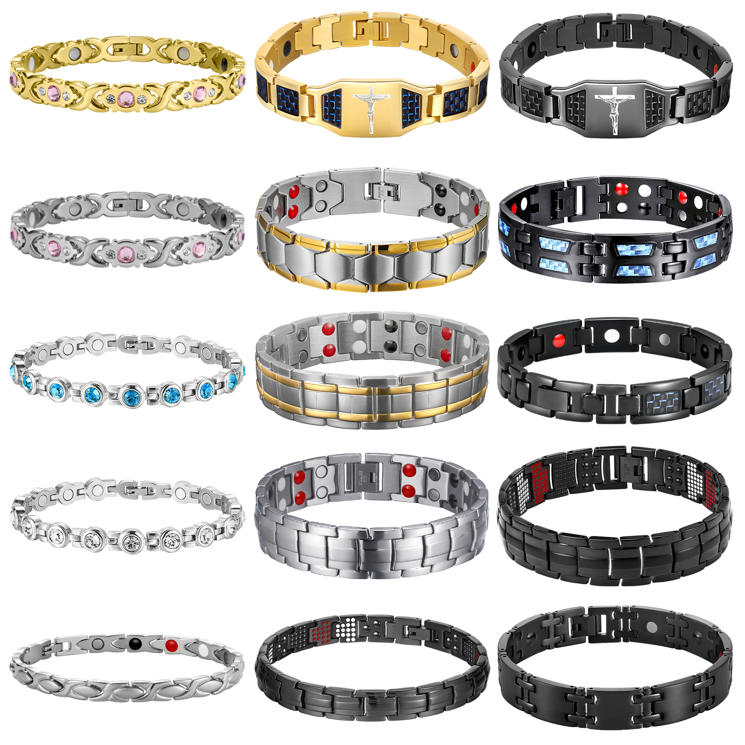 Fashionable Strength Magneitc  - مراجعة Health Wellness Bracelet وسعره