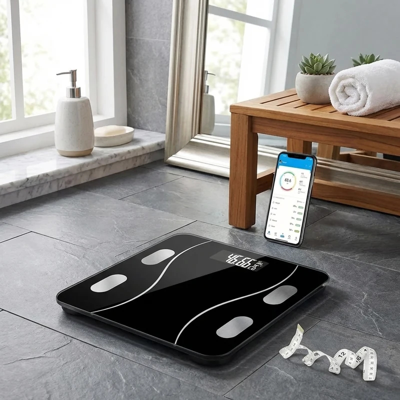 Bluetooth Body Fat Scale Recha - مراجعة Digital Body Weight Scale وسعره