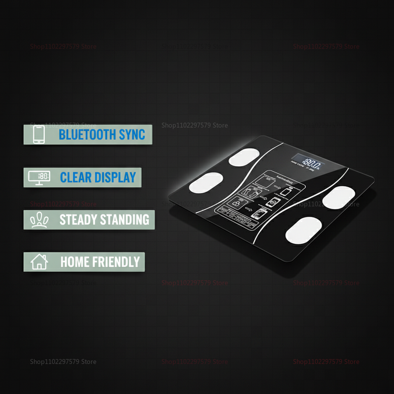 Bluetooth Body Fat Scale Smart - مراجعة Digital Body Weight Scale وسعره